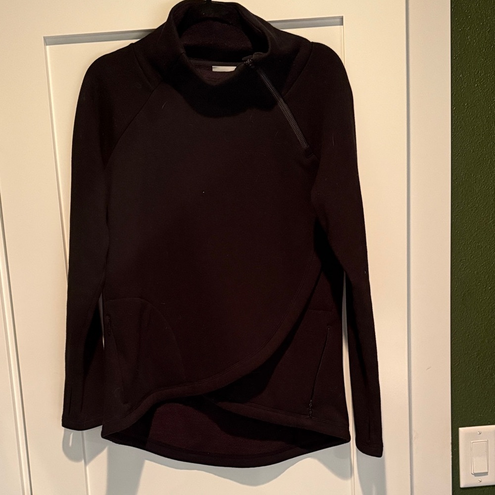 Athleta Black Cowl Neck Sweater